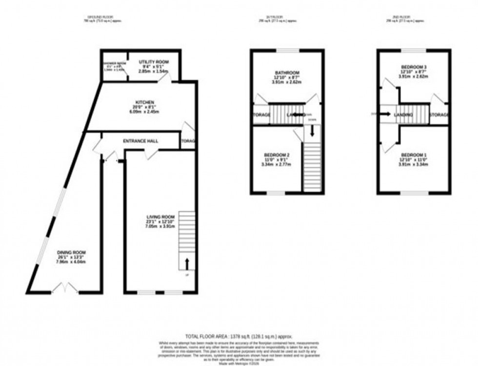 Floorplan for Arley Grove, Lymm
