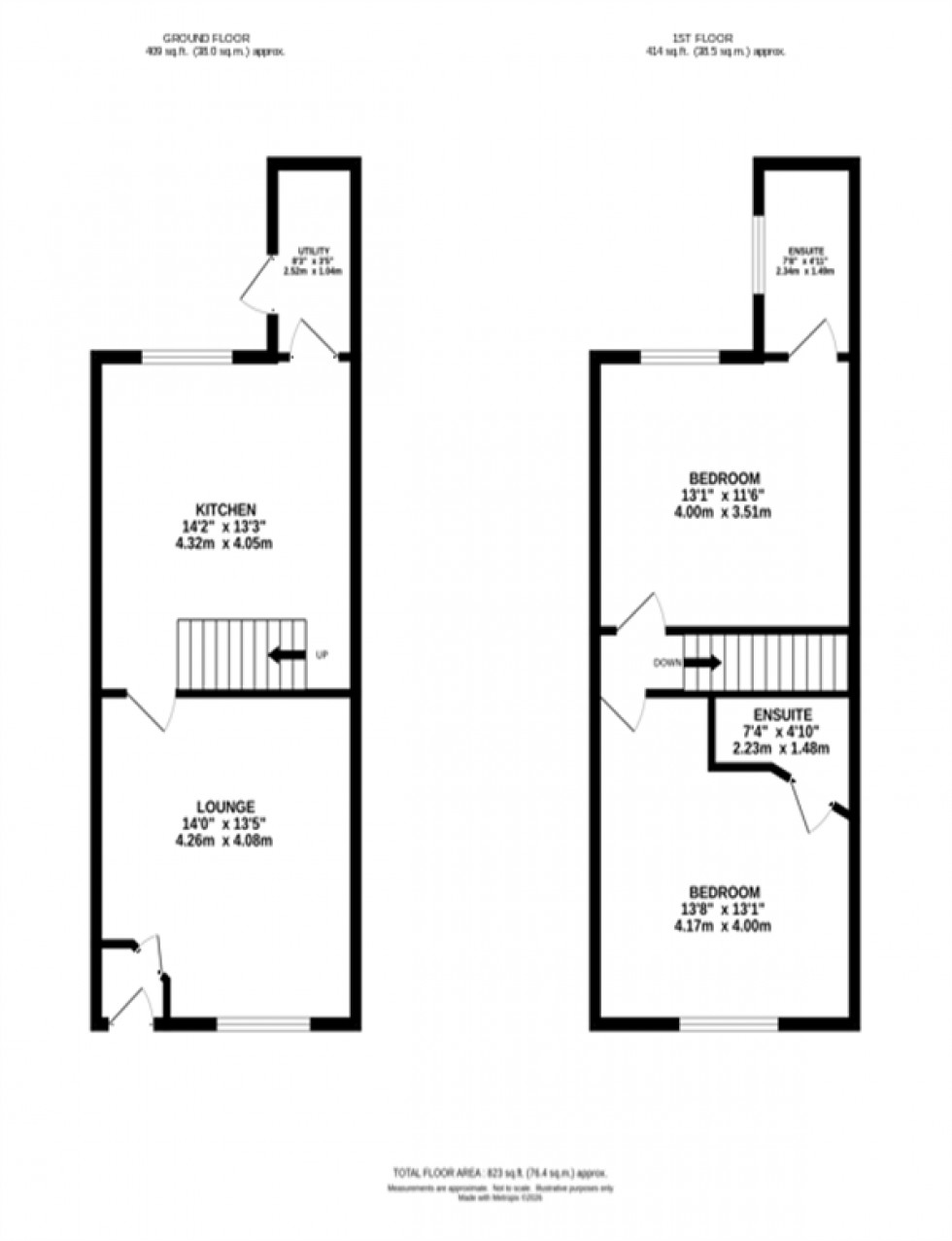 Floorplan for Crompton Road, Macclesfield