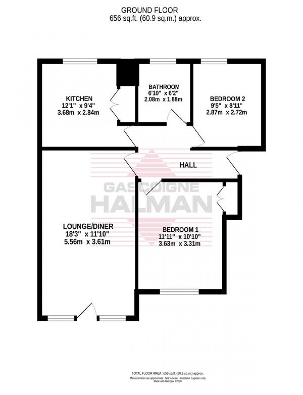 Floorplan for Oak Lodge, Dairyground Road, Bramhall,