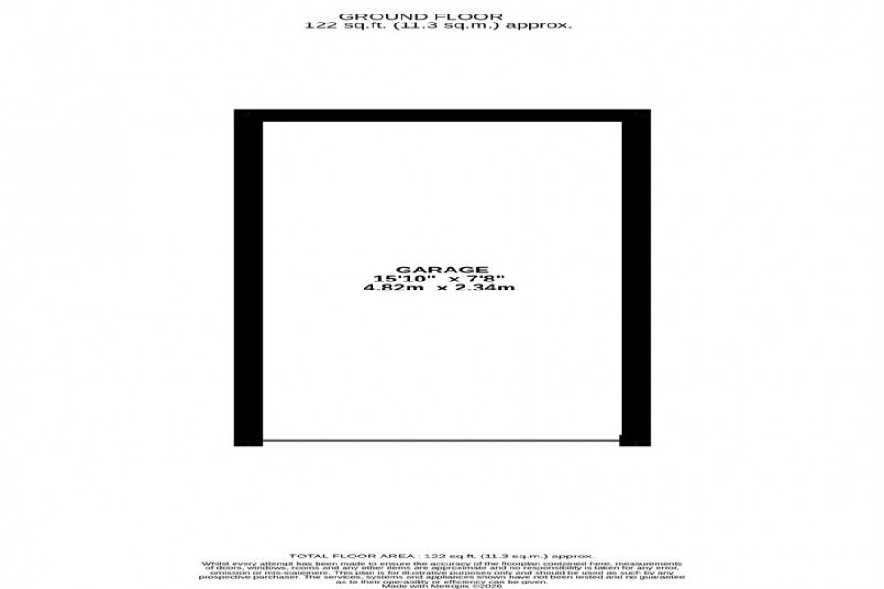 Floorplan for School Close, Poynton