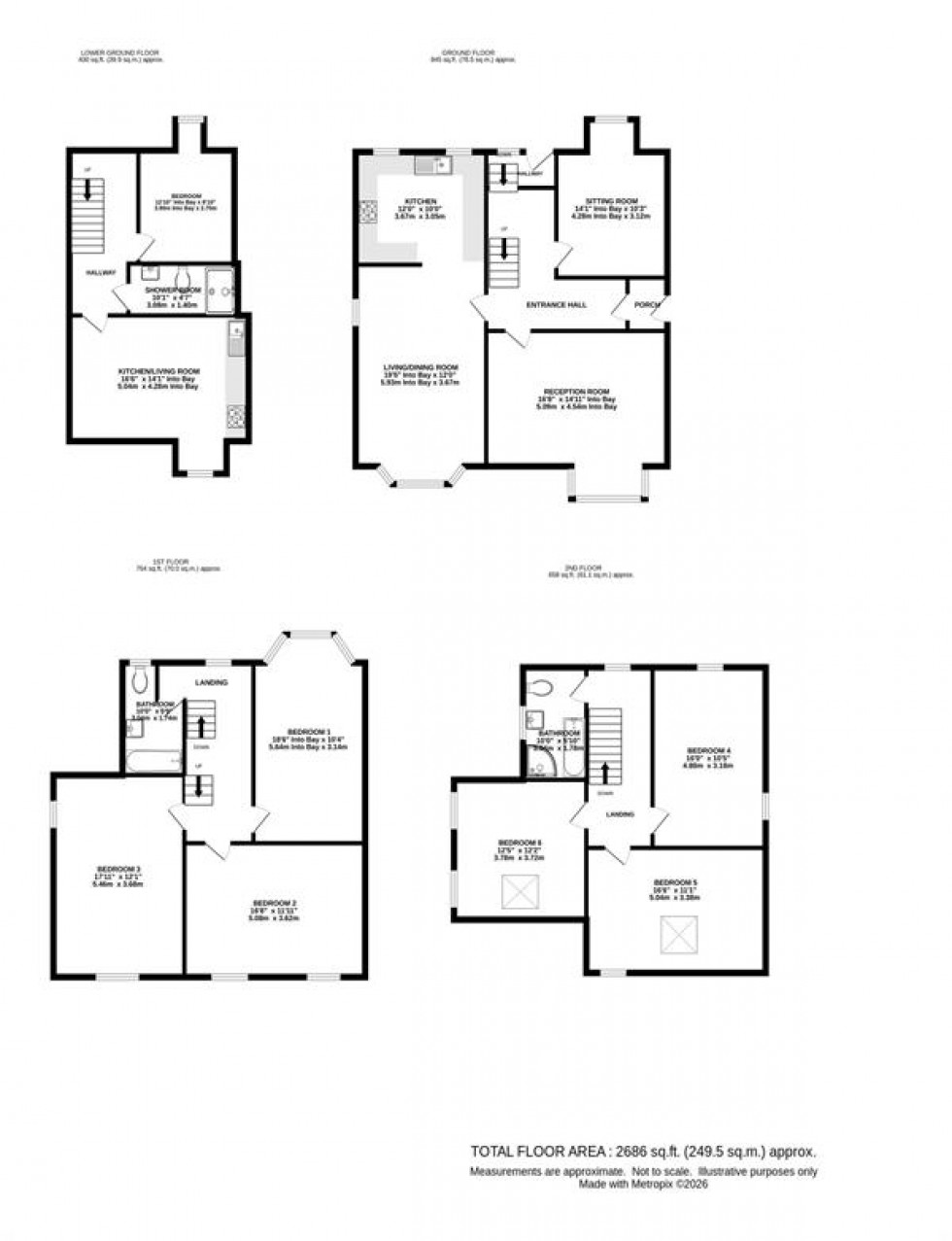 Floorplan for Malvern Grove, Didsbury