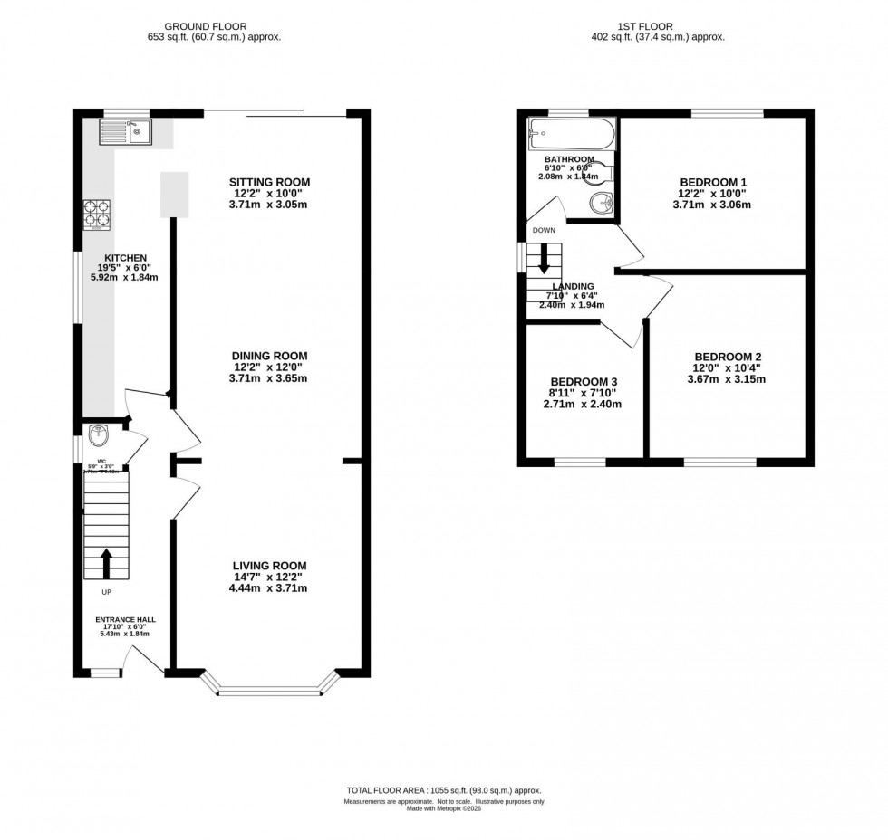 Floorplan for Manley Road, Whalley Range
