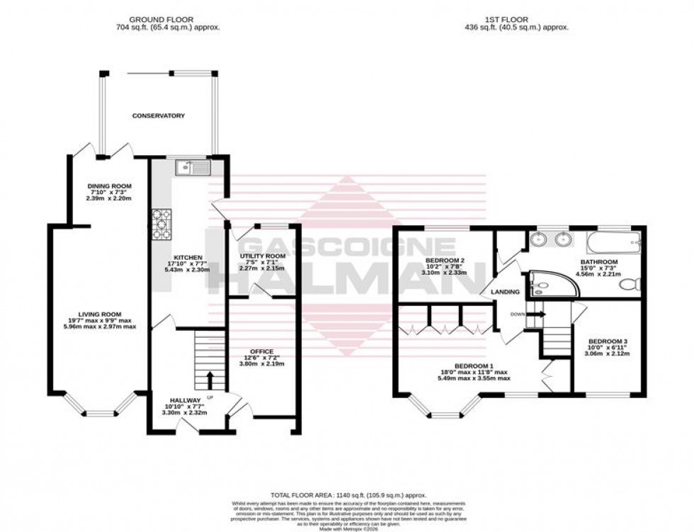 Floorplan for Aber Road, Cheadle, Stockport