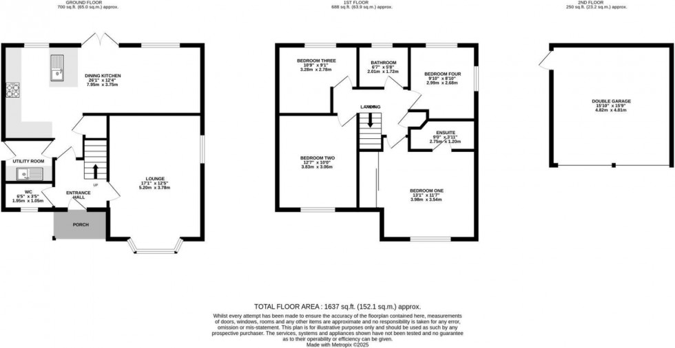 Floorplan for High spec 4 bed, with gym. Georges Place, Beeston, Tarporley