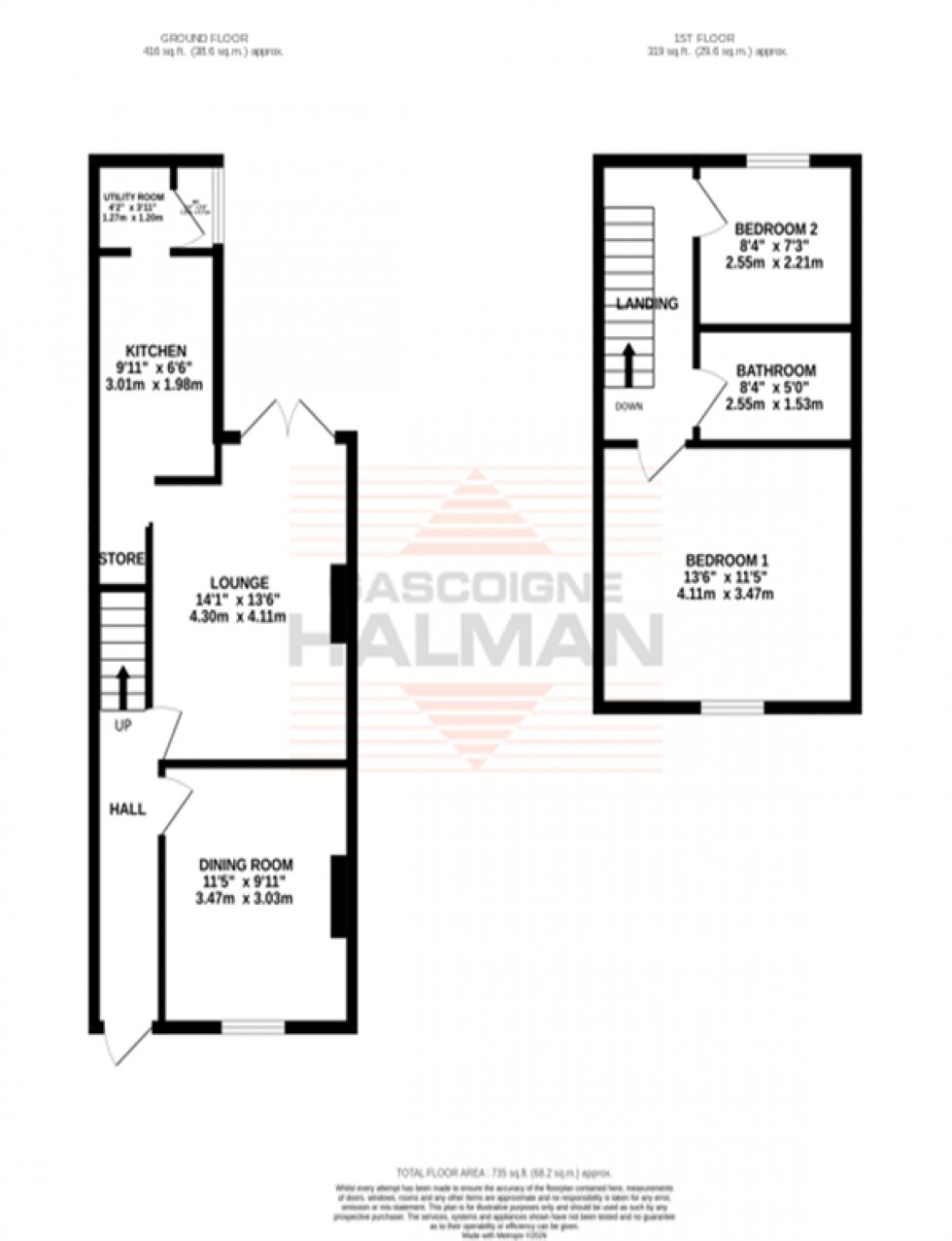 Floorplan for Wolseley Road, Sale