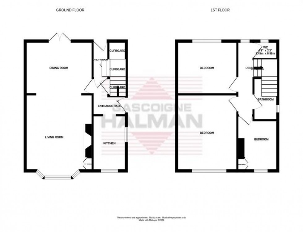 Floorplan for Eastville Gardens, Manchester