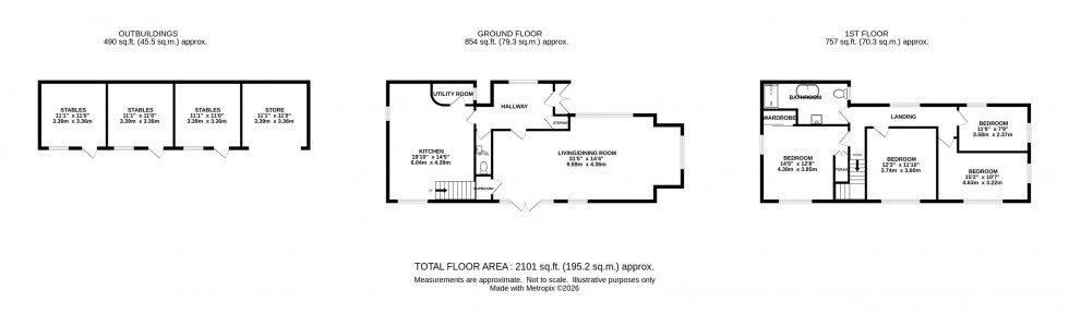 Floorplan for Mobberley, Knutsford