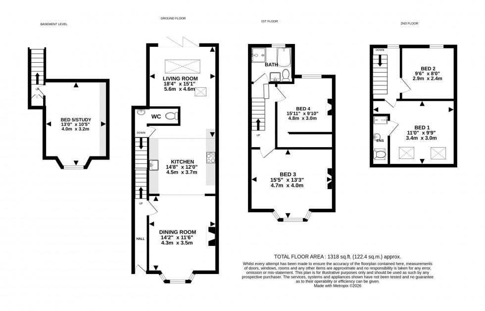 Floorplan for Elm Road, Hale, Altrincham