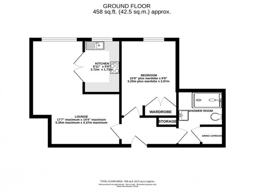 Floorplan for Lovell Court, Parkway, Holmes Chapel