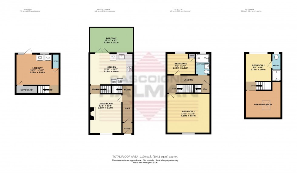 Floorplan for Platt Street, Padfield