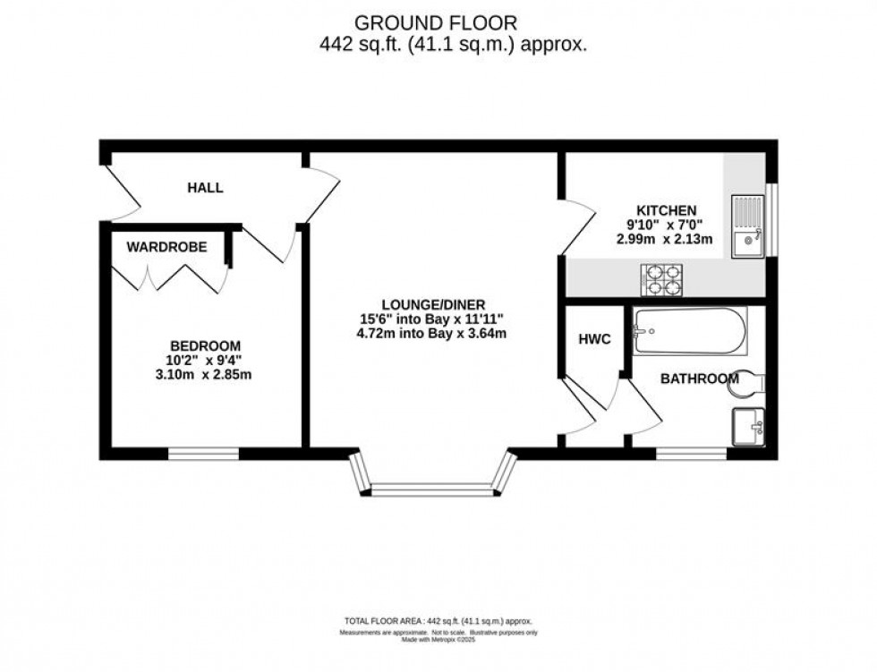 Floorplan for Jubilee Court, Holmes Chapel