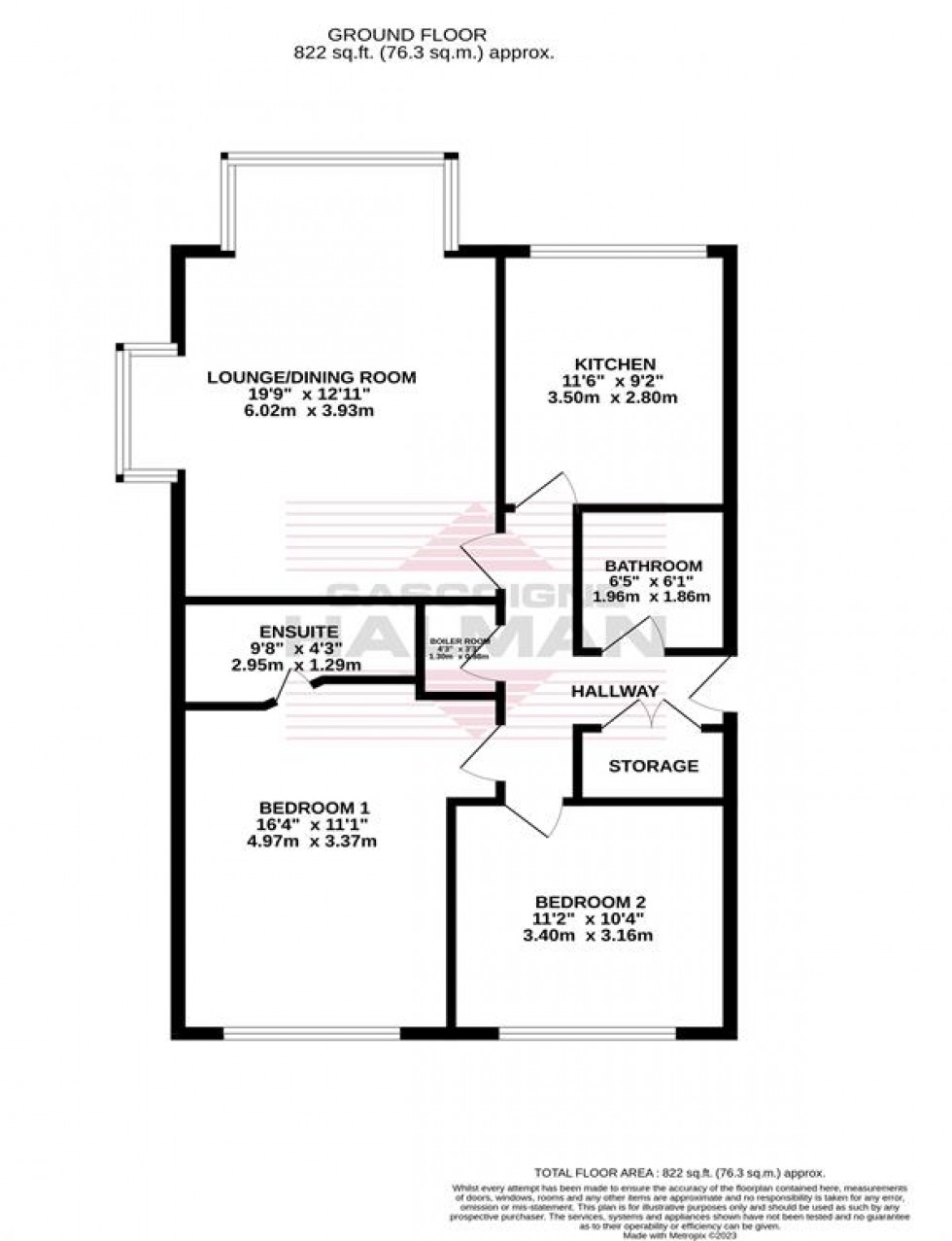 Floorplan for South View Gardens, Schools Hill, Cheadle