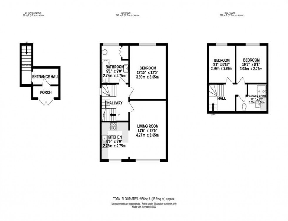 Floorplan for Tatton Road North, Heaton Moor, Stockport
