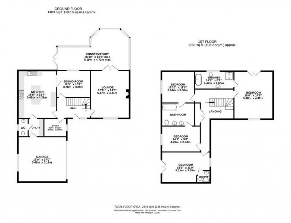 Floorplan for Crossings Meadow, Chapel-En-Le-Frith, High Peak