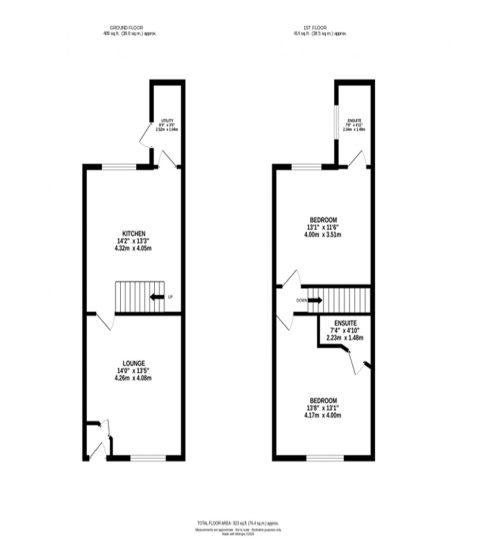 Floorplan for Crompton Road, Macclesfield, SK11