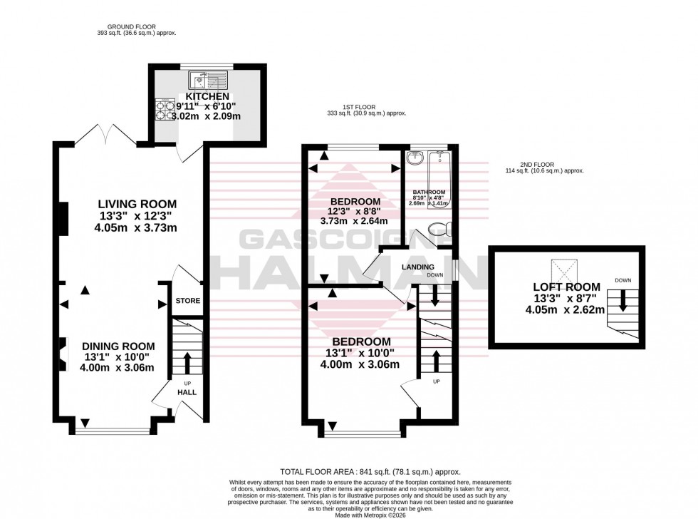 Floorplan for Shaftesbury Road, Stockport, SK3