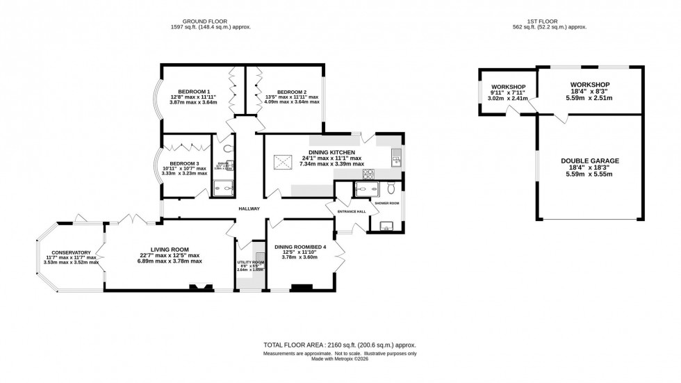 Floorplan for Forest Road, Cuddington, CW8