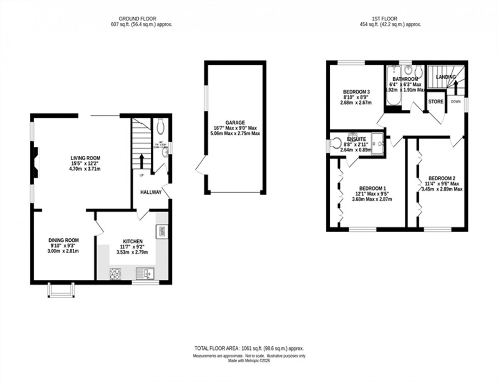 Floorplan for Denbury Drive, Altrincham, WA14