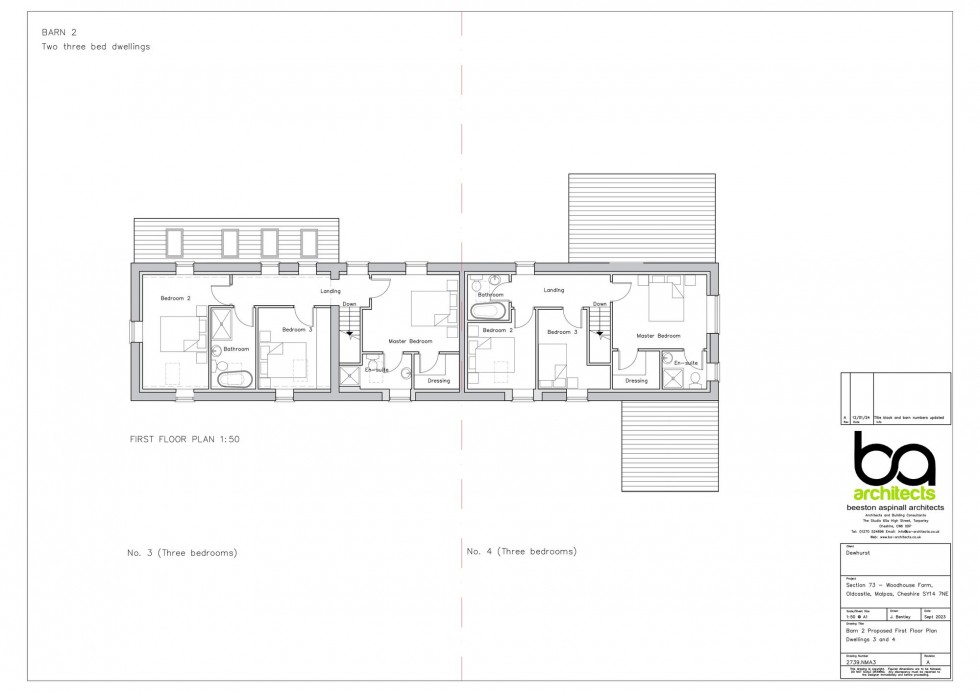 Floorplan for Broughton Hall, Threapwood, SY14