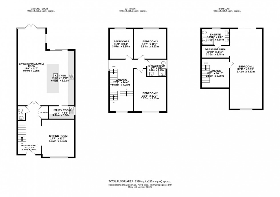 Floorplan for Essex Avenue, Didsbury, M20