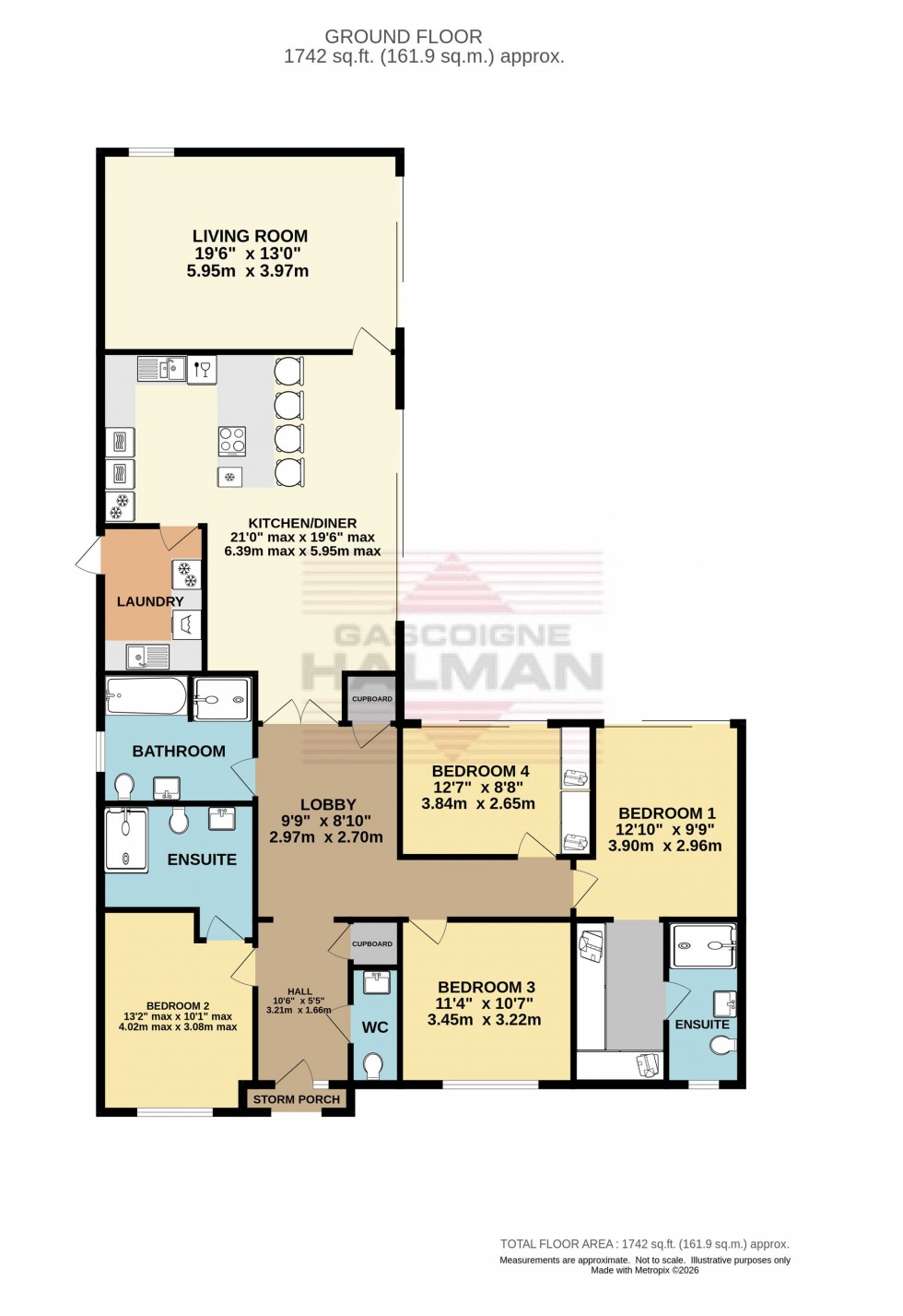 Floorplan for Glossop Road, Charlesworth, SK13