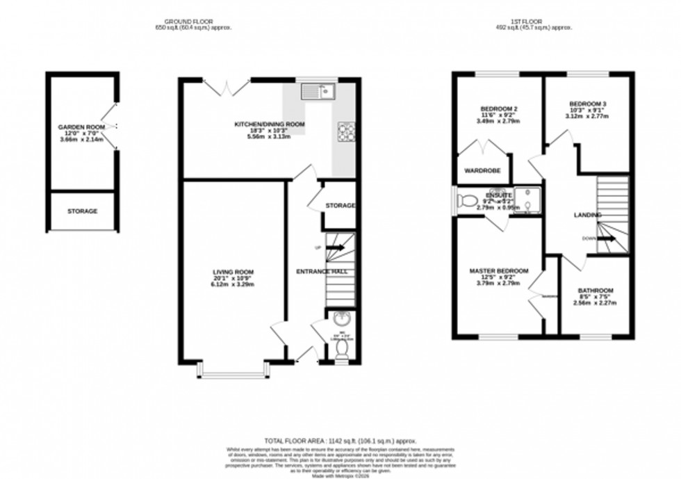 Floorplan for Woodyatt Way, Lymm, WA13