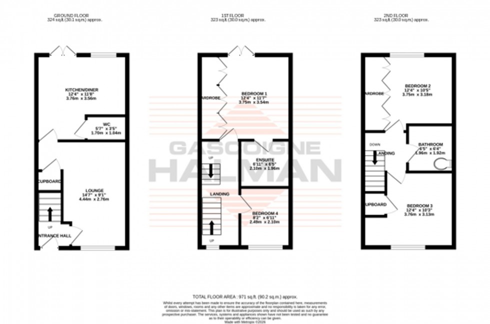 Floorplan for Welldale Mews, Sale, M33