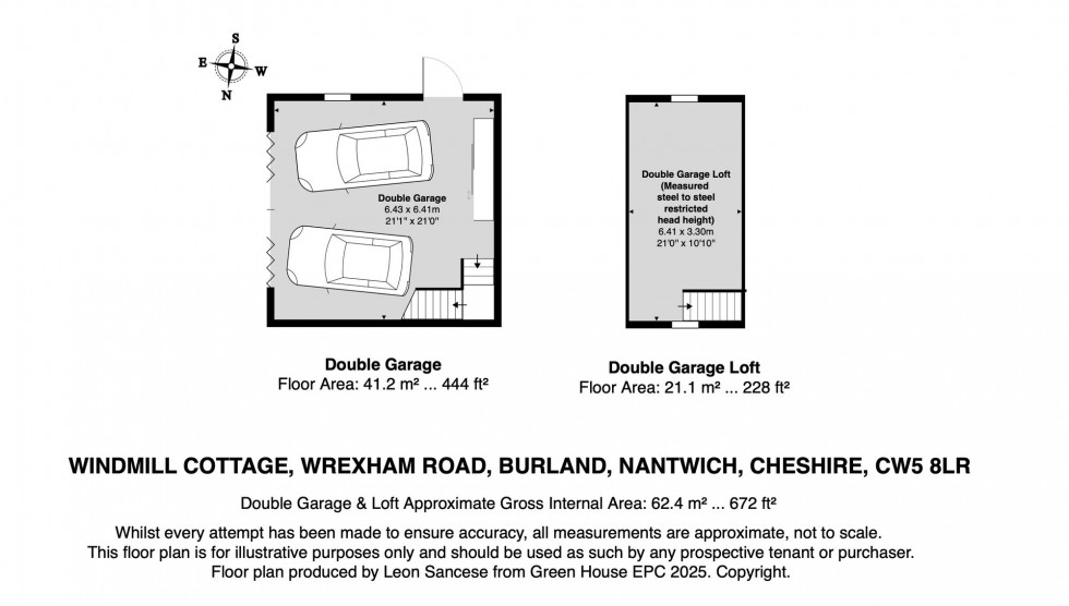 Floorplan for Wrexham Road, Burland, CW5