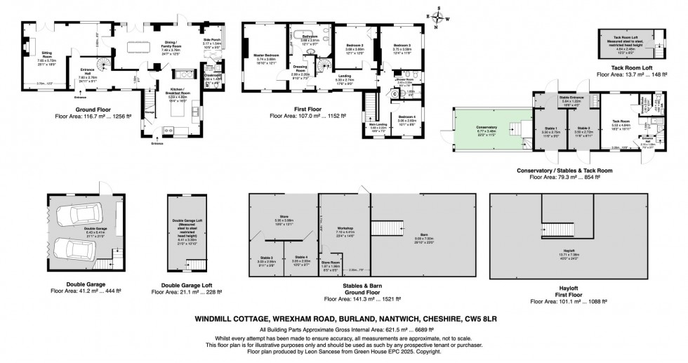 Floorplan for Wrexham Road, Burland, CW5