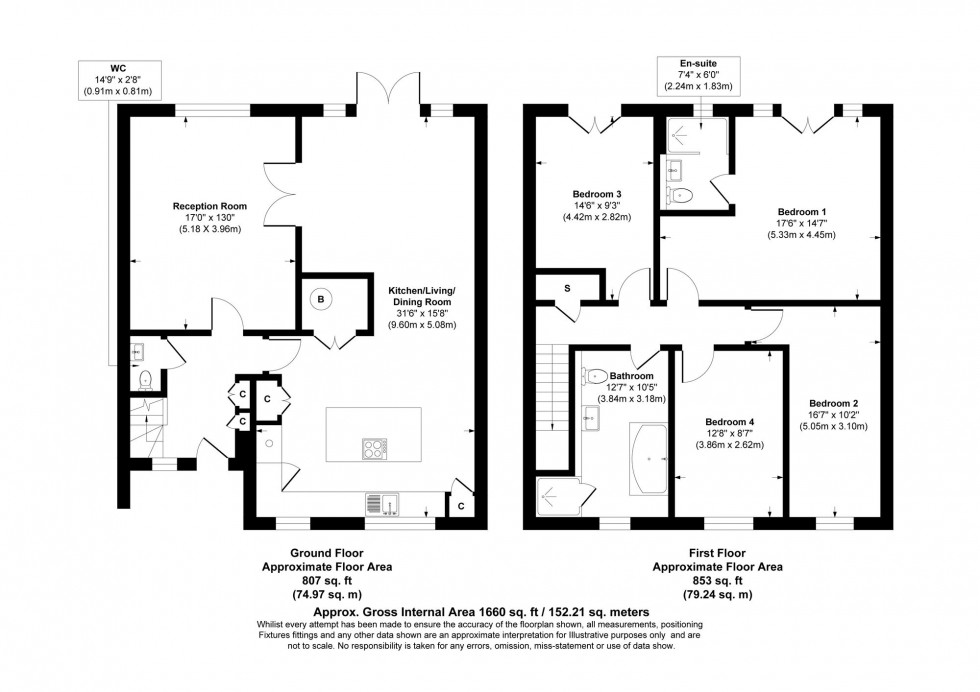 Floorplan for West Lane, High Legh, WA16