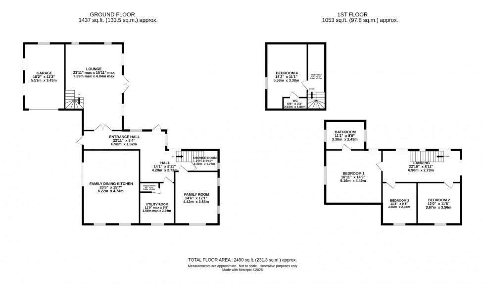 Floorplan for Birtles Lane, Over Alderley, SK10
