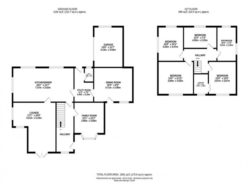 Floorplan for Whirley Road, Macclesfield