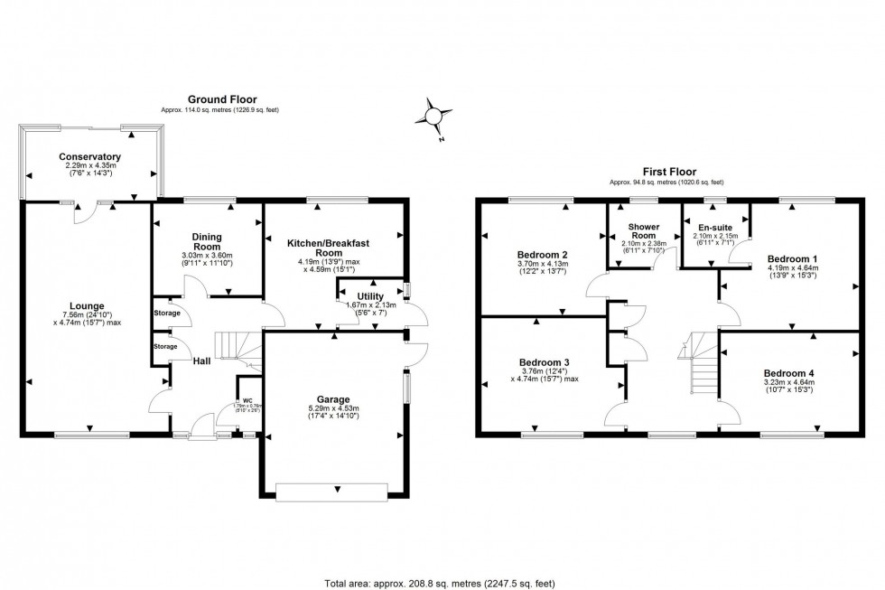 Floorplan for 8 High Street, Norley, WA6