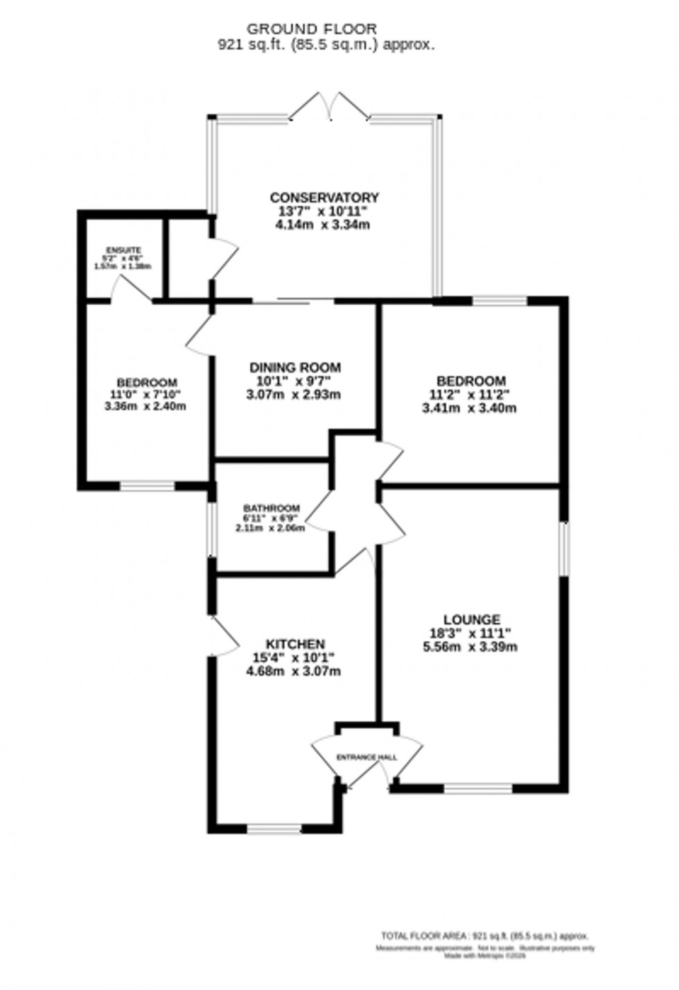 Floorplan for Pasture Close, Macclesfield, SK10