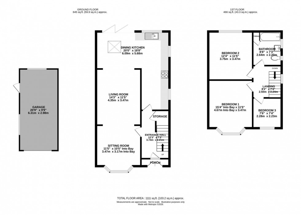 Floorplan for Redstone Road, Manchester, M19