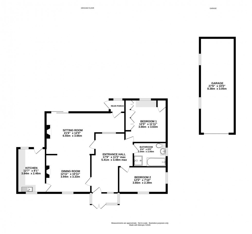 Floorplan for Eccles Road, Whaley Bridge, SK23