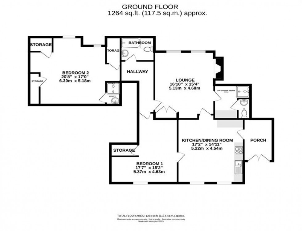 Floorplan for Trap Road, Somerford Booths, Congleton
