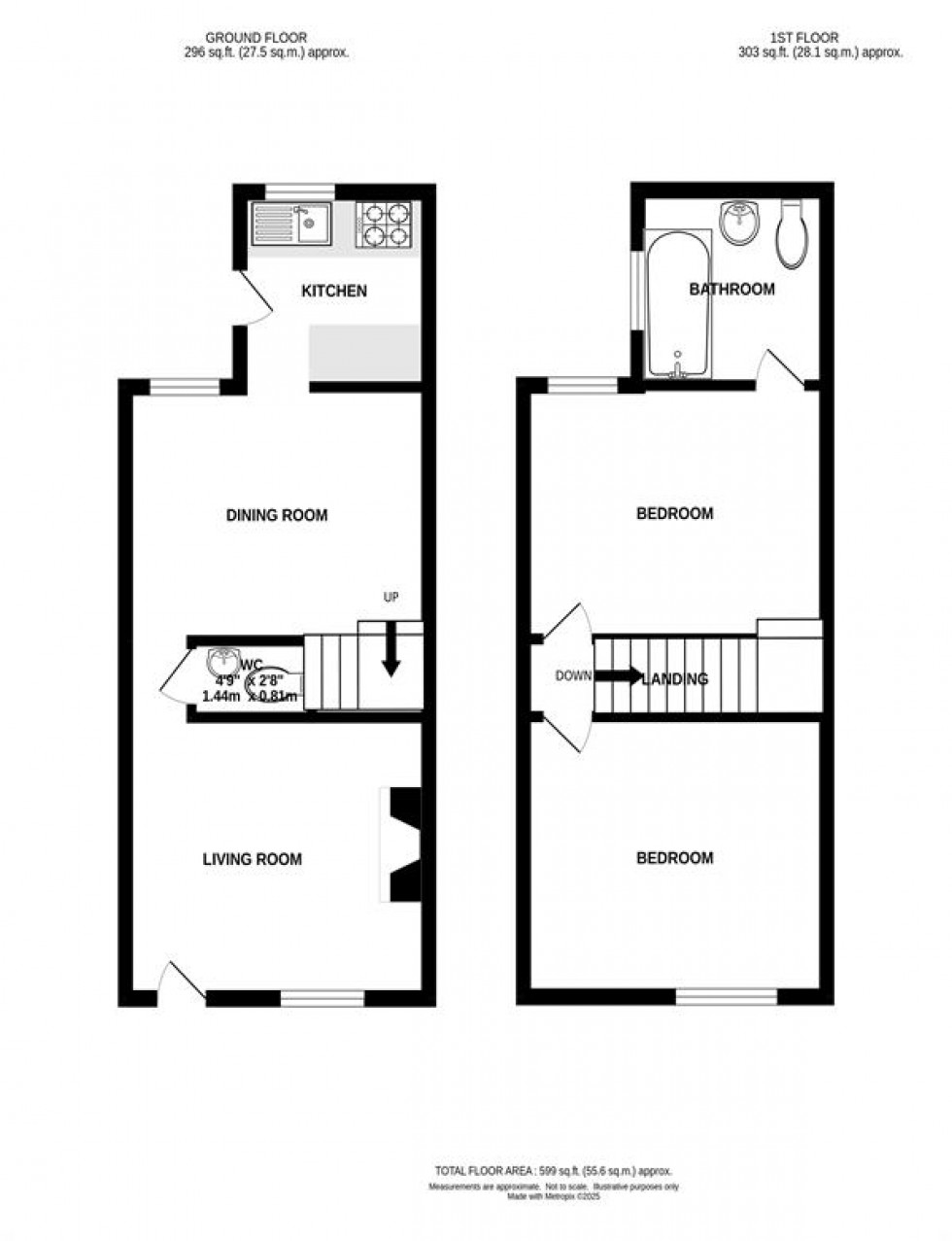 Floorplan for Stanley Road, Knutsford