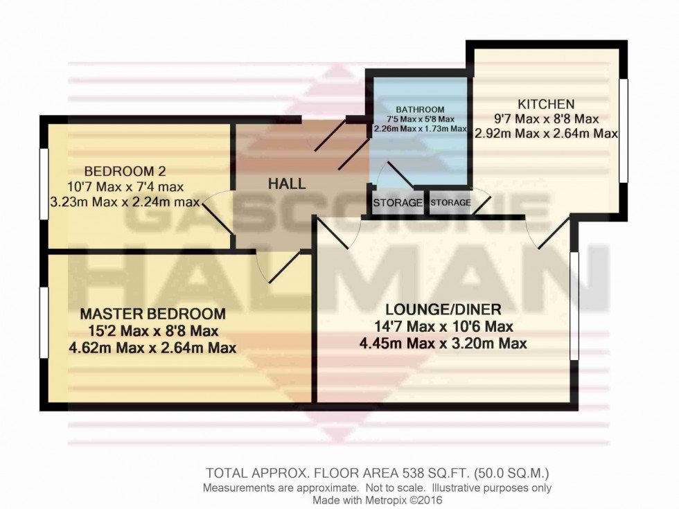 Floorplan for Thorpe Close, Timperley
