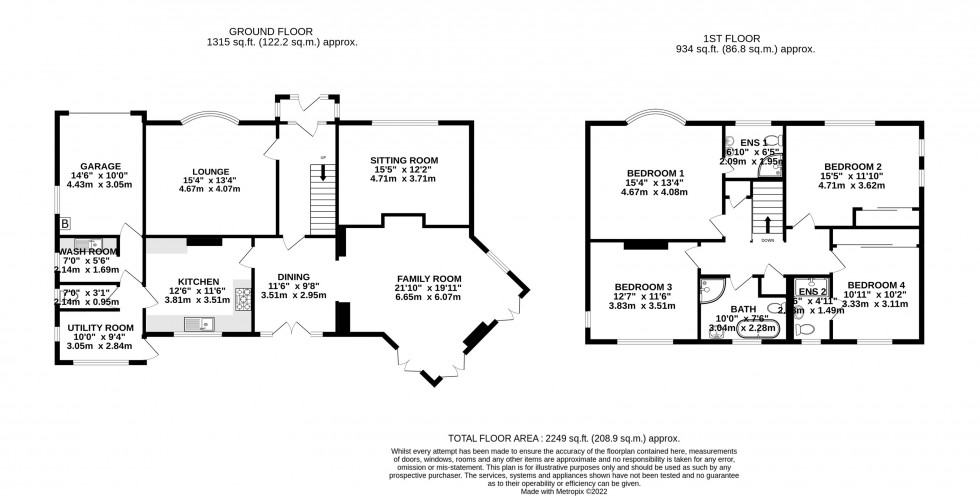 Floorplan for 7 Rectory Lane, Lymm