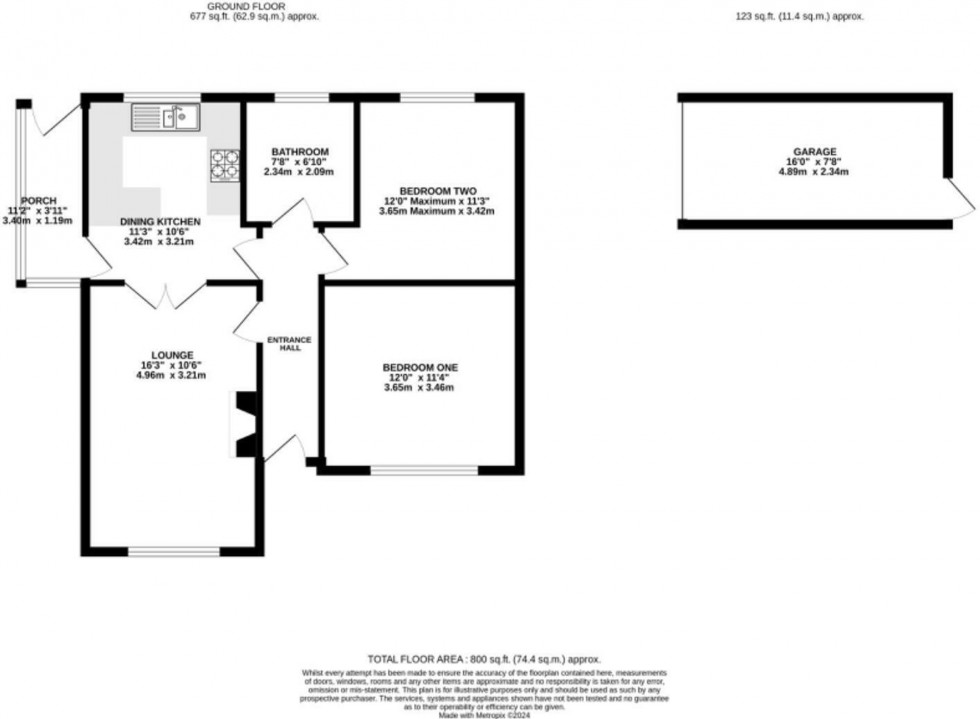 Floorplan for Kelsborrow Way, Kelsall, CW6