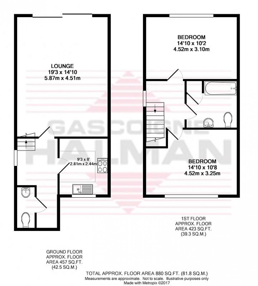 Floorplan for Cyril Bell Close, Lymm