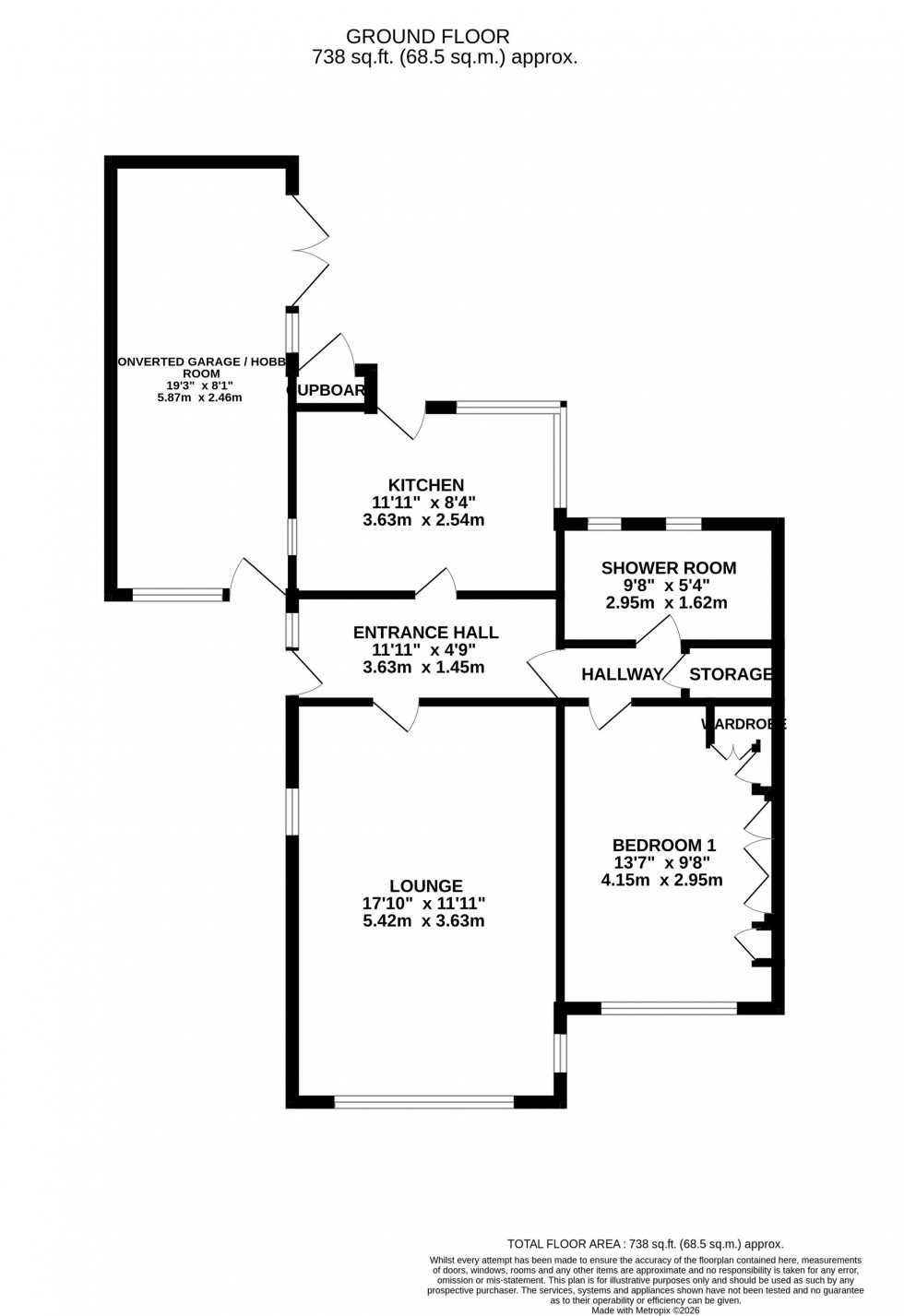 Floorplan for Clifford Road, Poynton, SK12