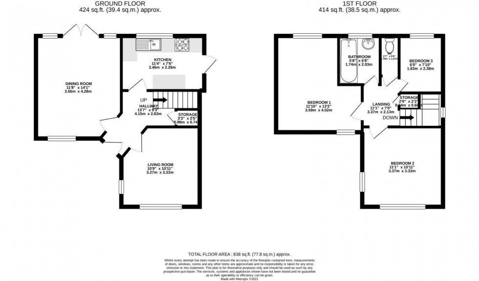 Floorplan for 4 Dronfield Road, Northenden