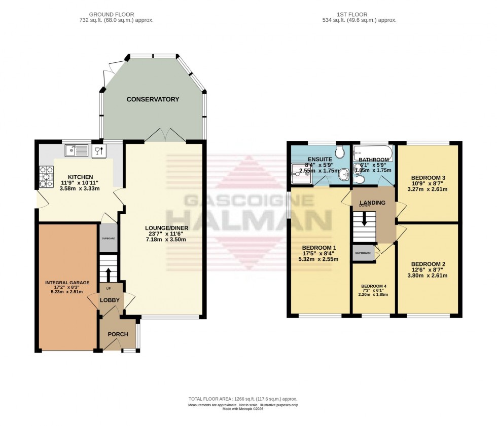 Floorplan for Shropshire Drive, Glossop, SK13