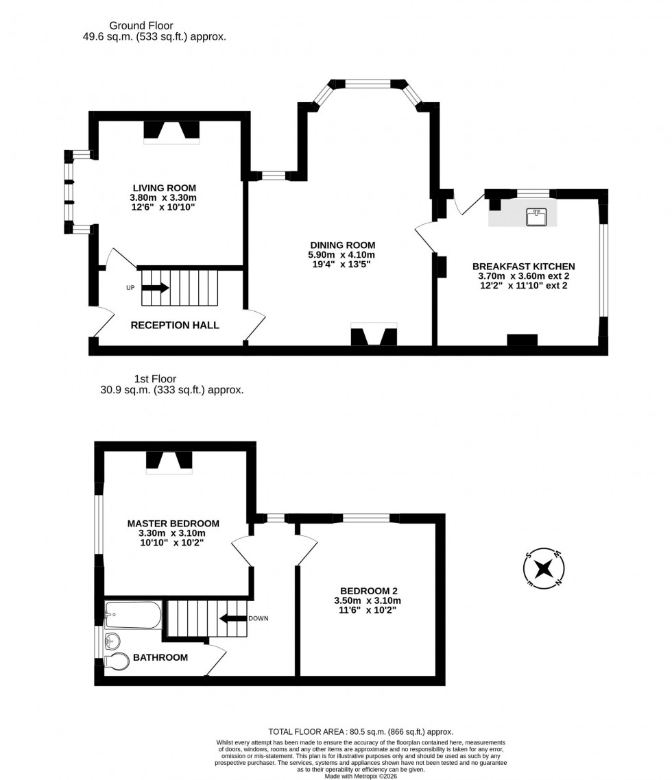 Floorplan for Beach Grove, Hartford, CW8