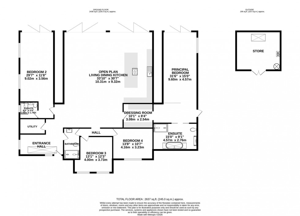Floorplan for Newgate, Wilmslow, SK9