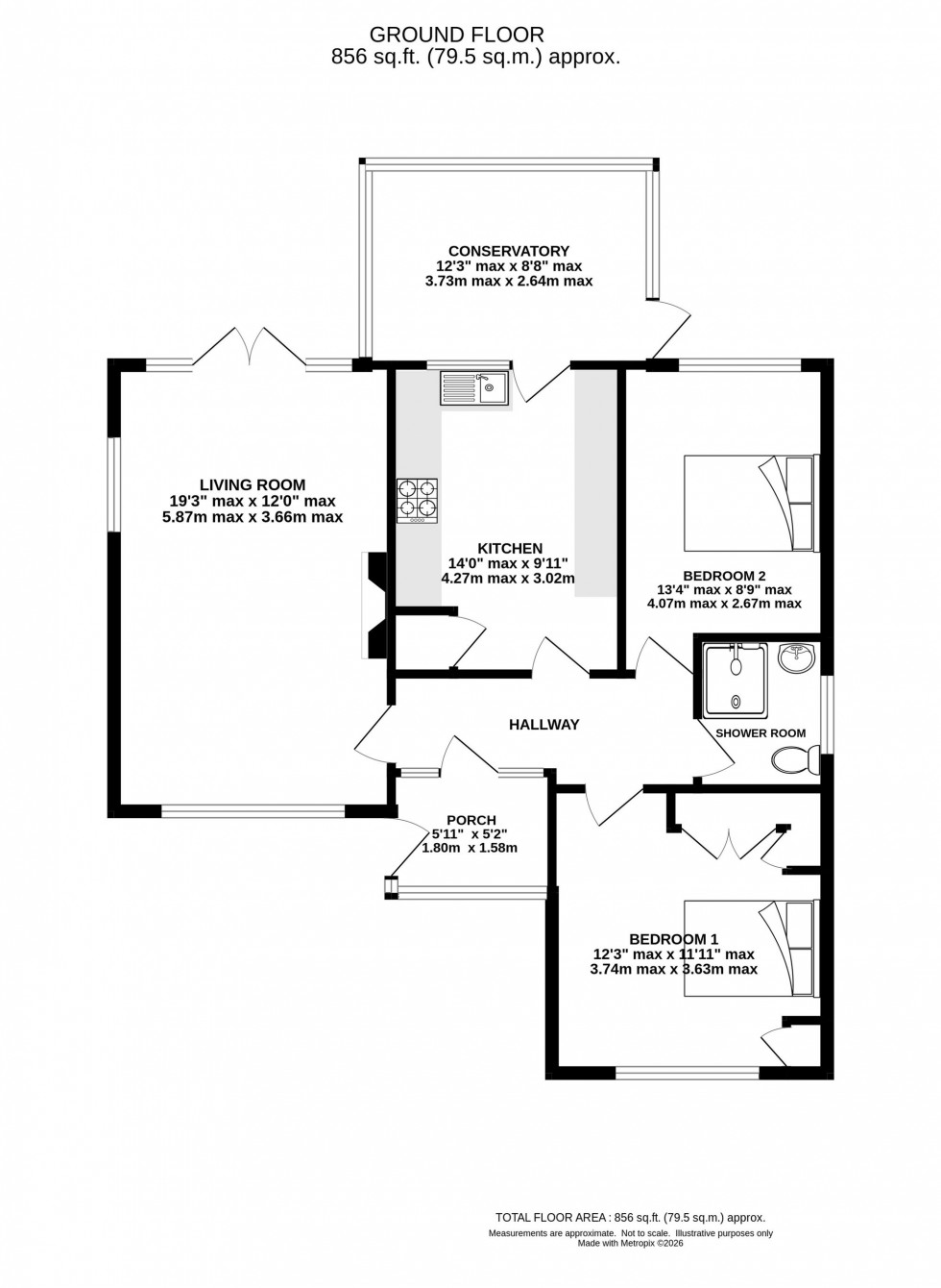 Floorplan for Common Lane, Lach Dennis, CW9