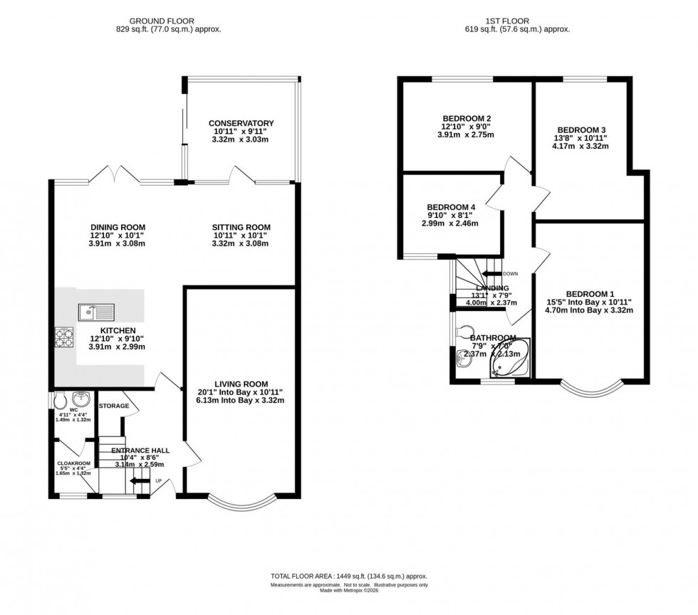 Floorplan for Morningside Drive, East Didsbury, M20