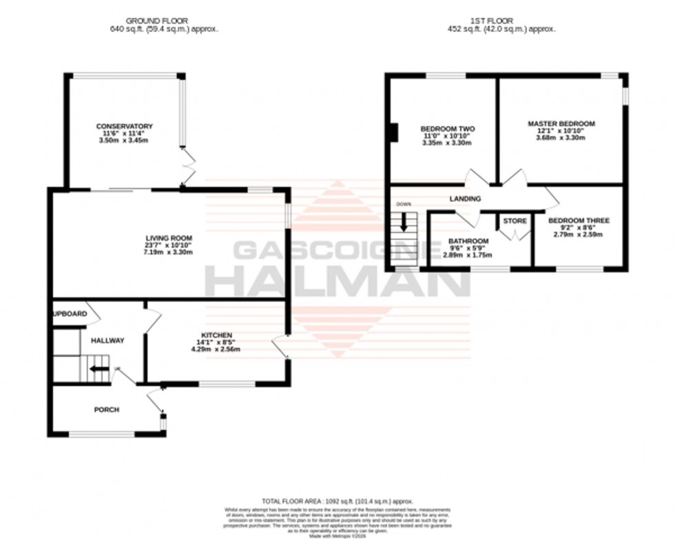 Floorplan for Moorland Avenue, Sale, M33